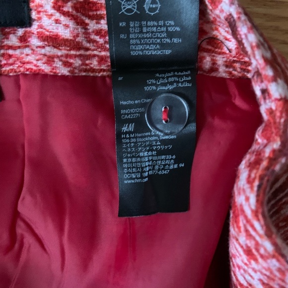 H&M printed mini skirt size 6 - Picture 4 of 4